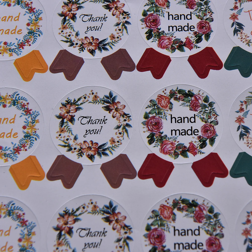 60 шт./5 листов наклейки ручной работы в винтажном стиле|hand made|hand labellershand stickers |