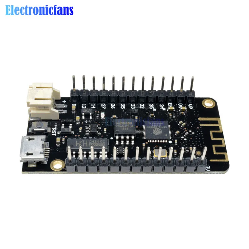 Wifi Bluetooth плата разработки антенна ESP32 ESP 32 REV1 CH340 CH340G микропитон микро USB литиевая