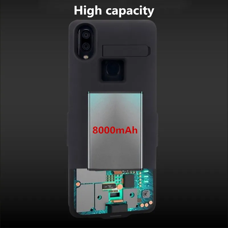 8000 мАч для Huawei Honor Note 10 Чехол-аккумулятор портативный Power Bank чехол умное зарядное