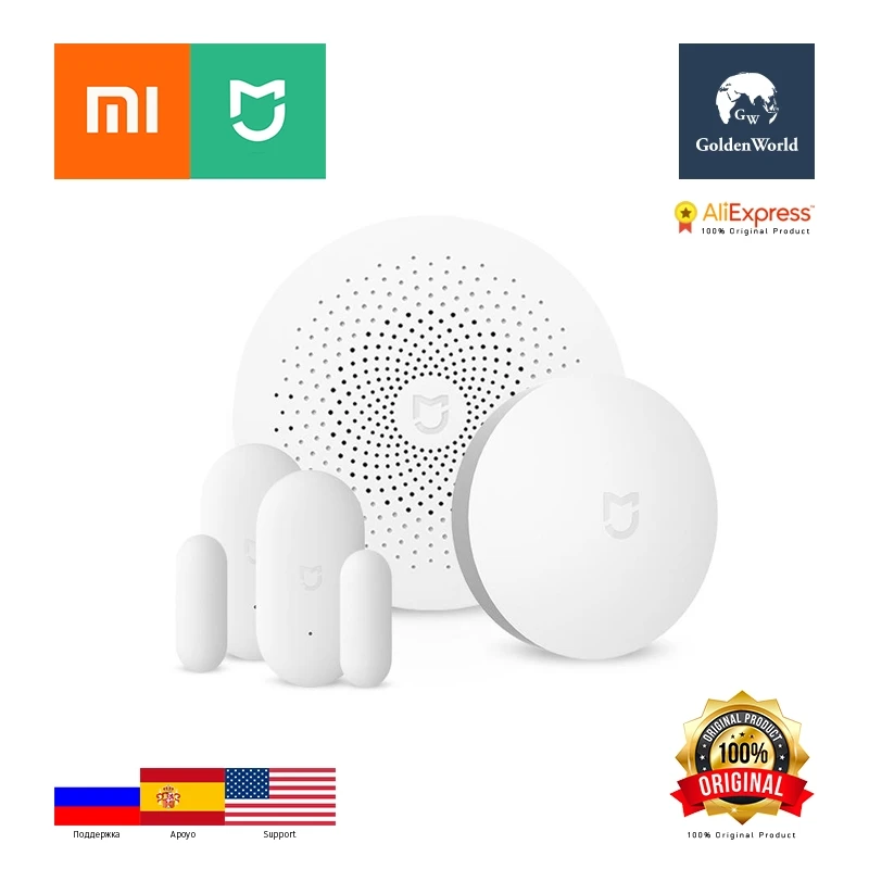 Оригинальный Xiaomi mijia 4 в 1 медсестра безопасности умный дом комплект сигнализация