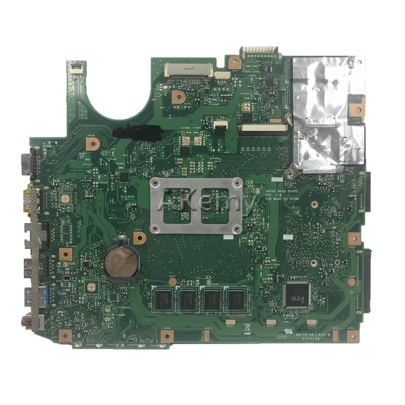 Материнская плата Amazoon X45VD на плате 4 Гб ОЗУ для For Asus X45V материнская ноутбука SLJ8E