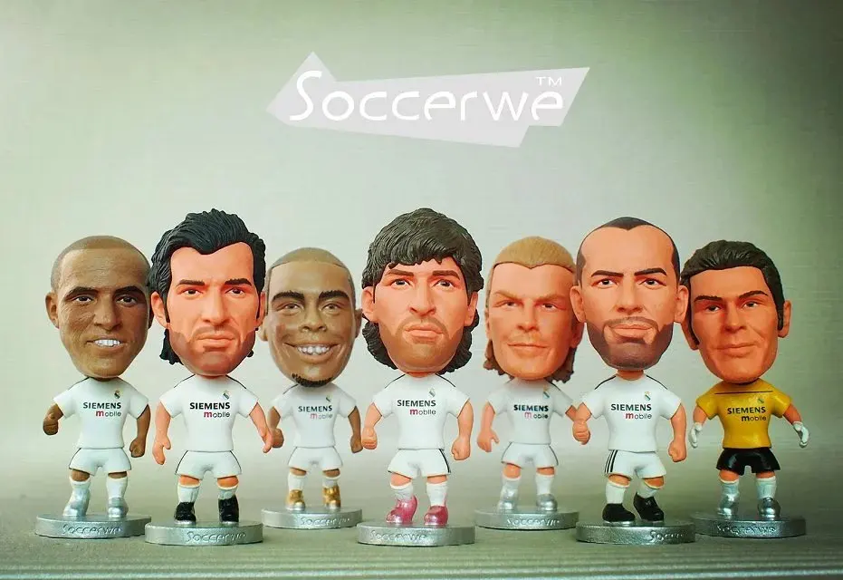 Soccerwe Испания Европейский Футбол Звезда прекрасные фигурки модель игрушки