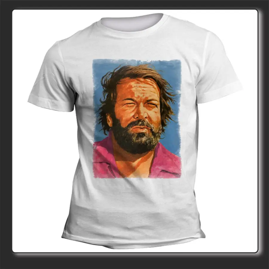 

T-Shirt Man Bud Spencer New Men T Shirt Fashion Top Tee Plus Size Free Shipping Hip Hop T Shirts