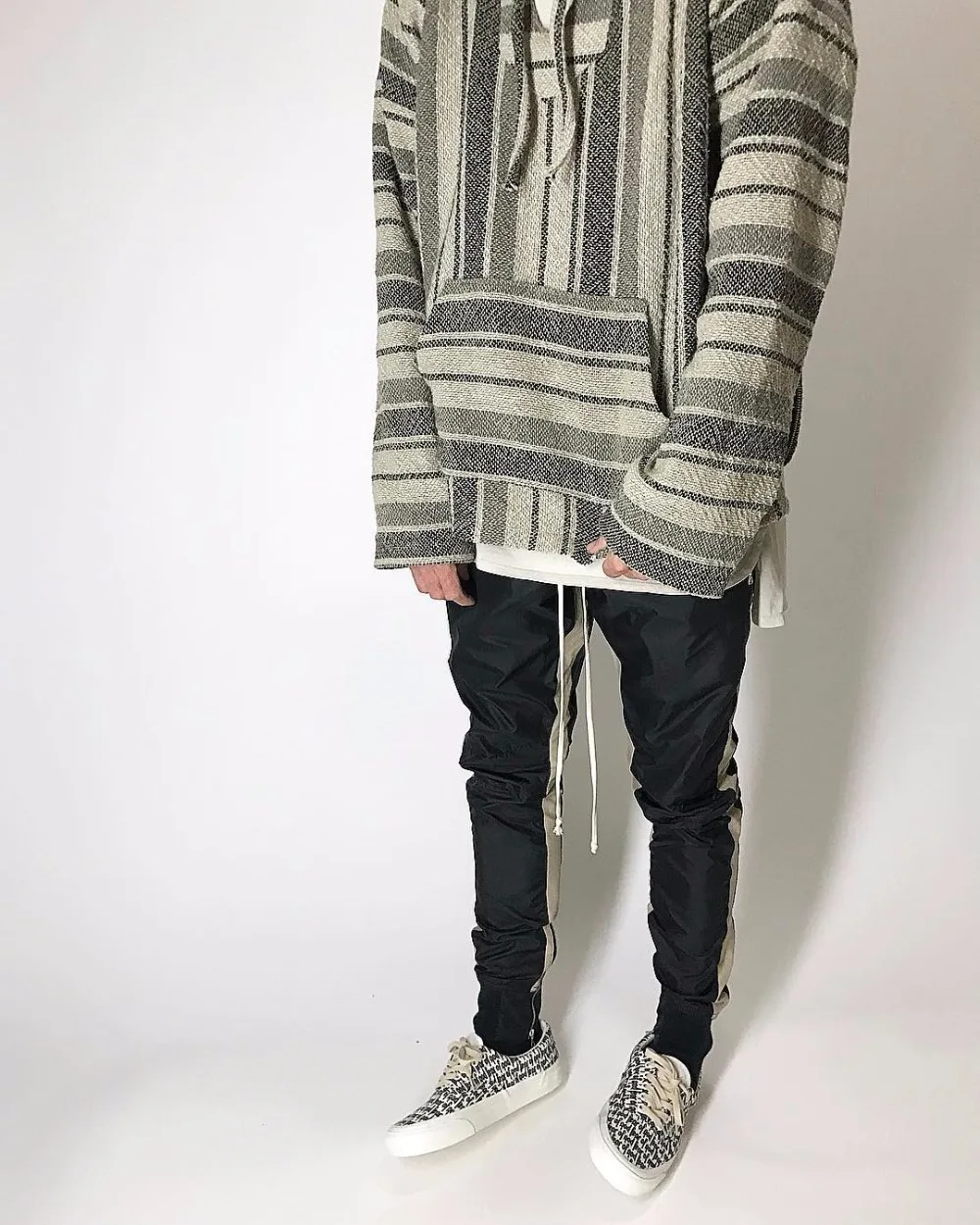 Высокое качество 2017 новое поступление длинные брюки мужские повседневные с