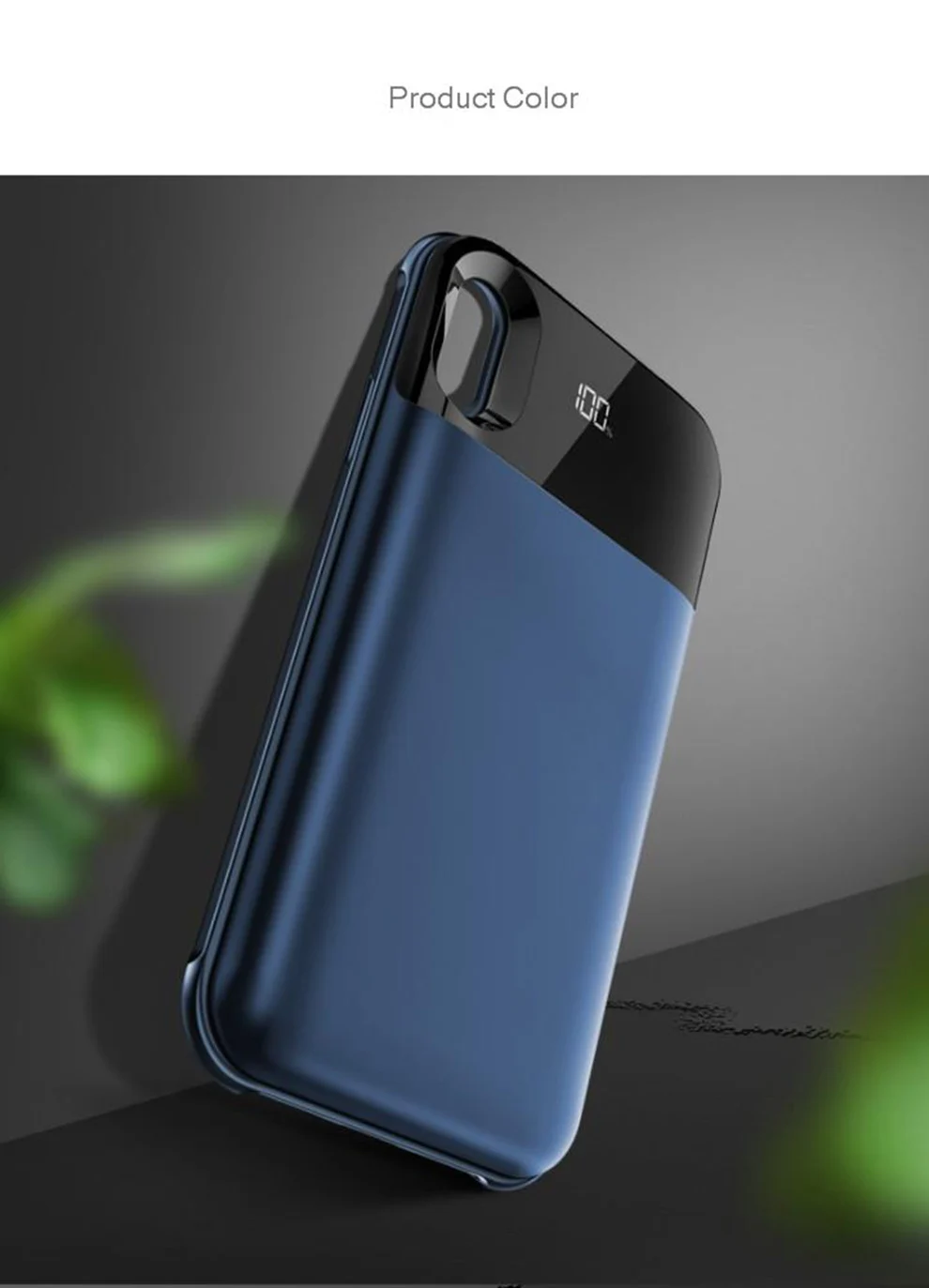 Магнитный беспроводной Чехол для зарядного устройства Vogek для iPhone X, XS, XR, XS, Max, умный светодиодный, цифровой дисплей, зарядное устройство, чехол для зарядки