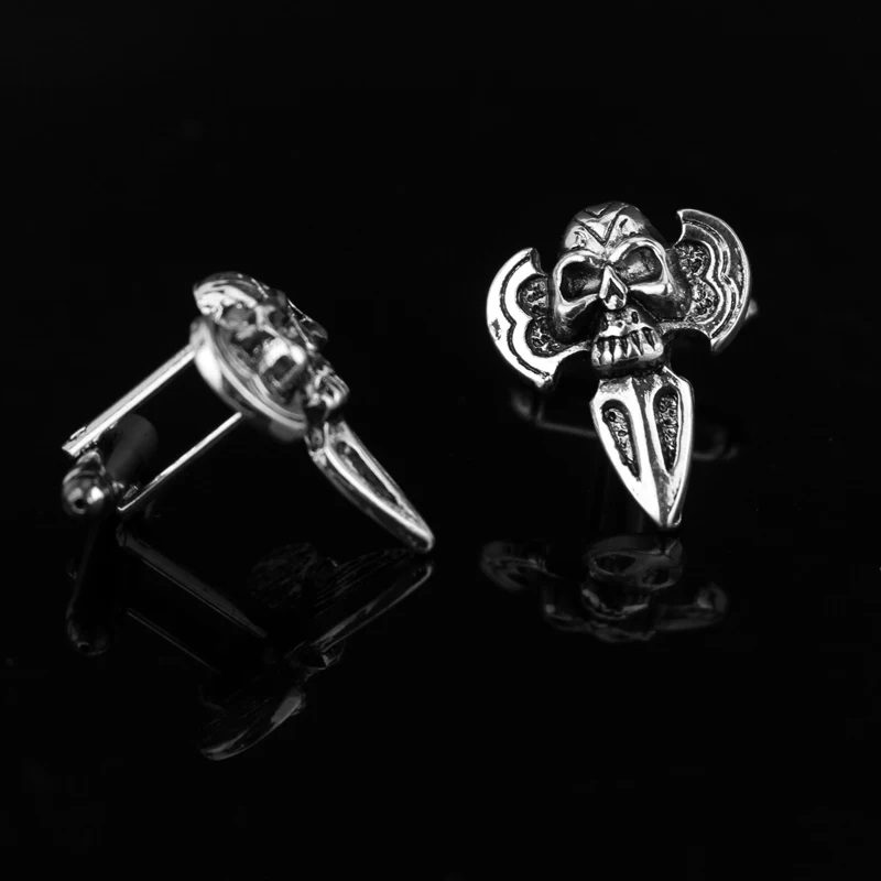 MOCHUN Аниме One Piece запонки Карибский Череп высокого качества для мужчин Свадебная