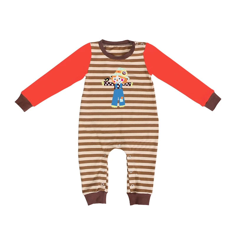 Kaiya Angel/Лидер продаж модные оранжевые хлопковые комбинезоны для новорожденных