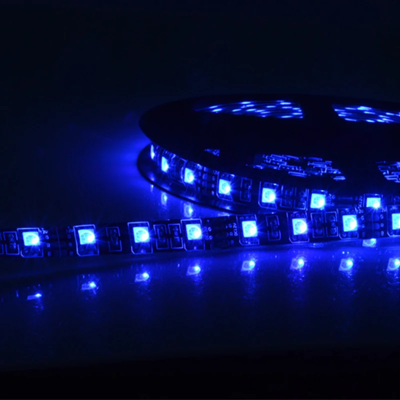 5 м черная печатная плата 5050 RGB Светодиодная лента 12 в 300 светодиодов Гибкая полоса струна водонепроницаемая светодиодная лента лампа домашний декоративный свет