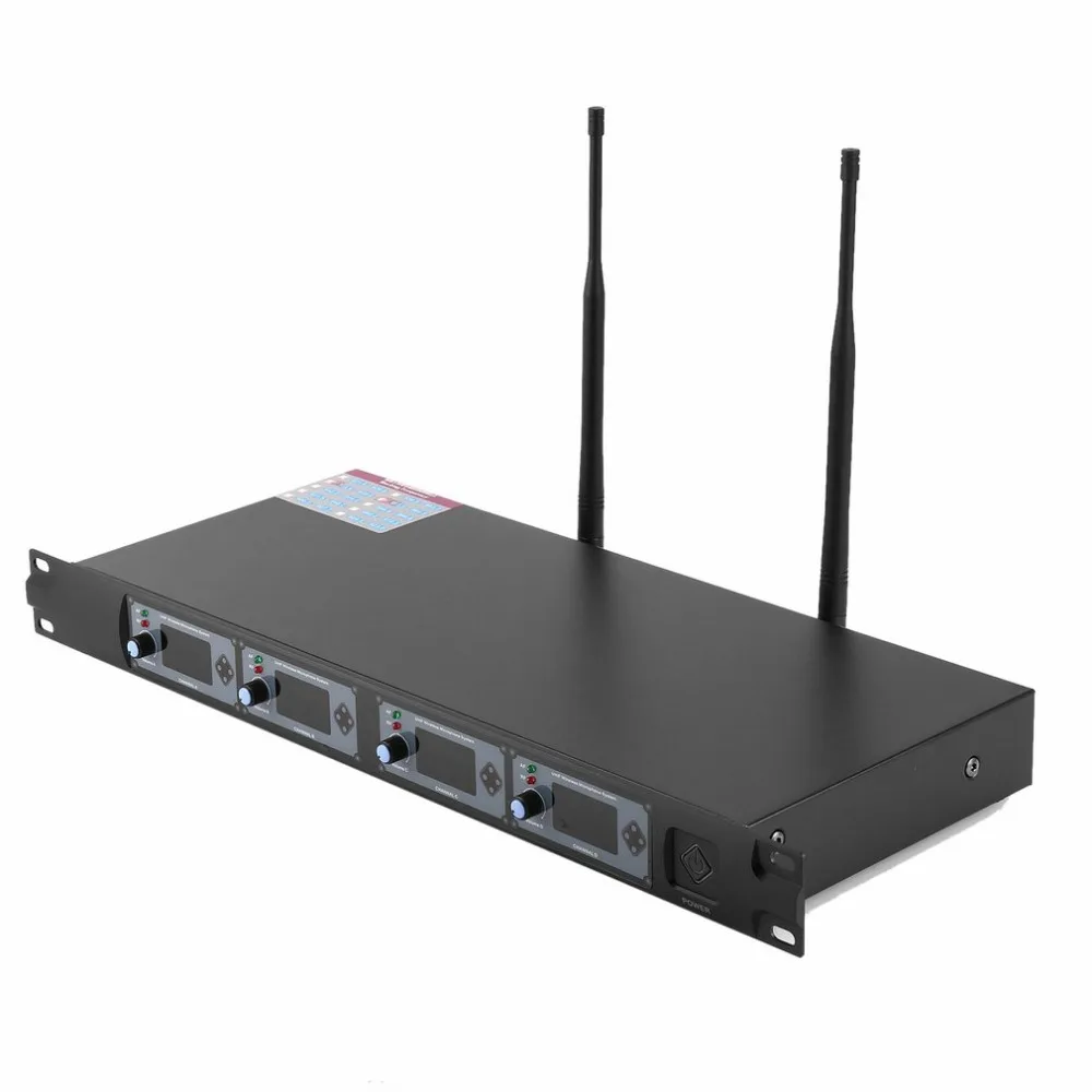 GTD Audio 4x800 Paths UHF divority 2 Handheld & Headset Mic System превосходное качество звука
