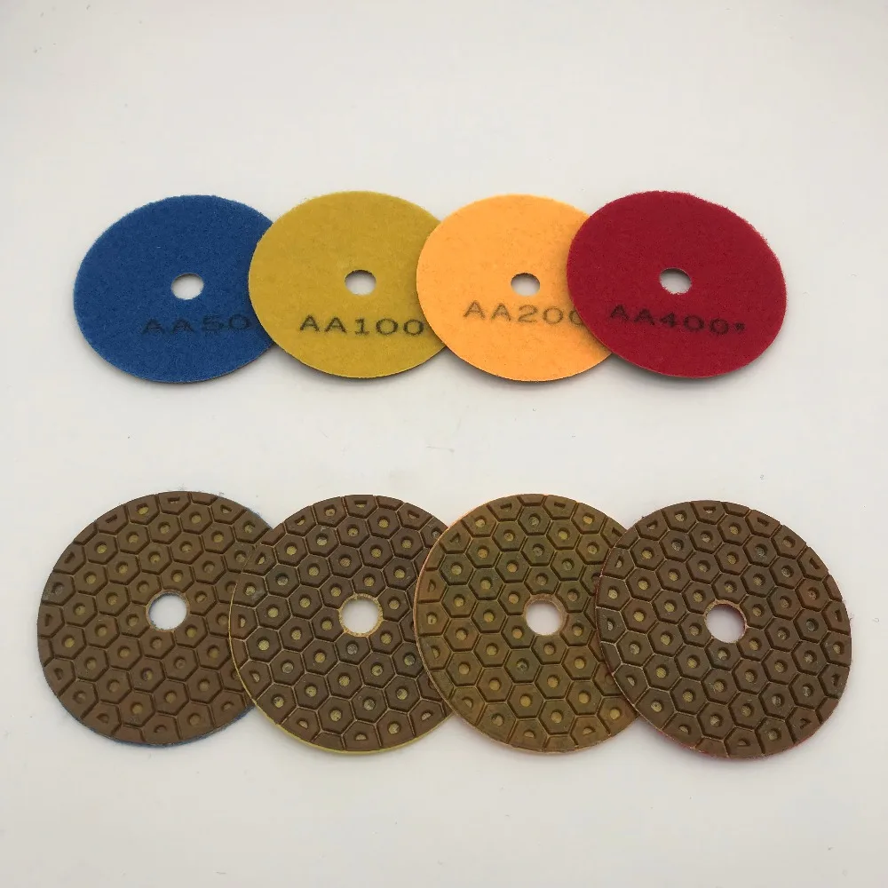 Шлифовальный круг для мрамора гранита бетона 8 шт./Лот 4 дюйма (100 мм)|Абразивные