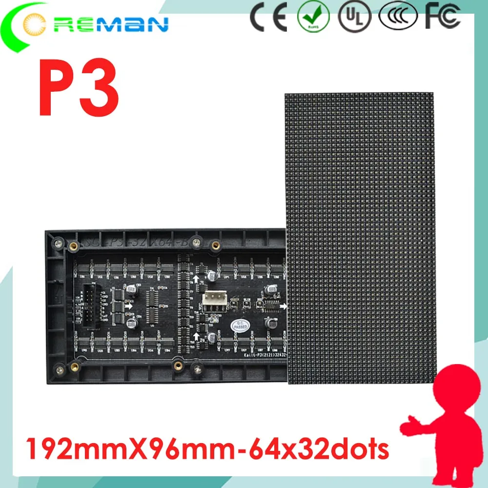 Светодиодная вывеска для окна высокой яркости p3 p2 p4/дешевая цена 32x64 96 мм x 192