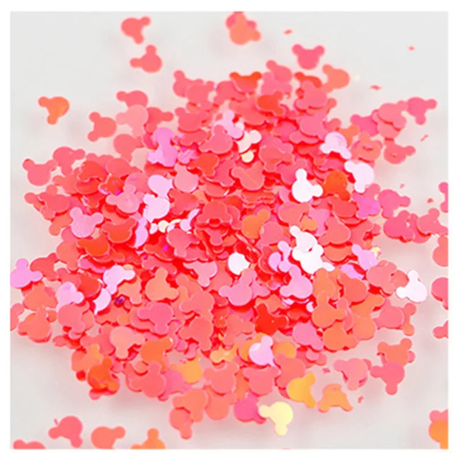 10g Mickey Sequins J 10 г мини-единорог с блестками наполнитель для слизи амулеты игрушки аксессуары Принадлежности Lizun добавки для ломтиков Декор игрушки подарки - Цвет: 10g Mickey Sequins J