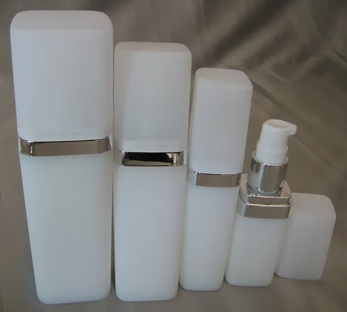 Бутылка для лосьона 20 шт. 120 мл Высококачественная Квадратная Белая бутылка крема