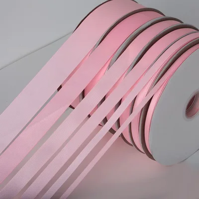 Pink 5 ярдов/рулон корсажные атласные ленты для свадьбы, украшения для рождественской вечеринки, самодельные ленты для поделок, открыток, подарочных упаковочных принадлежностей - Color: Pink