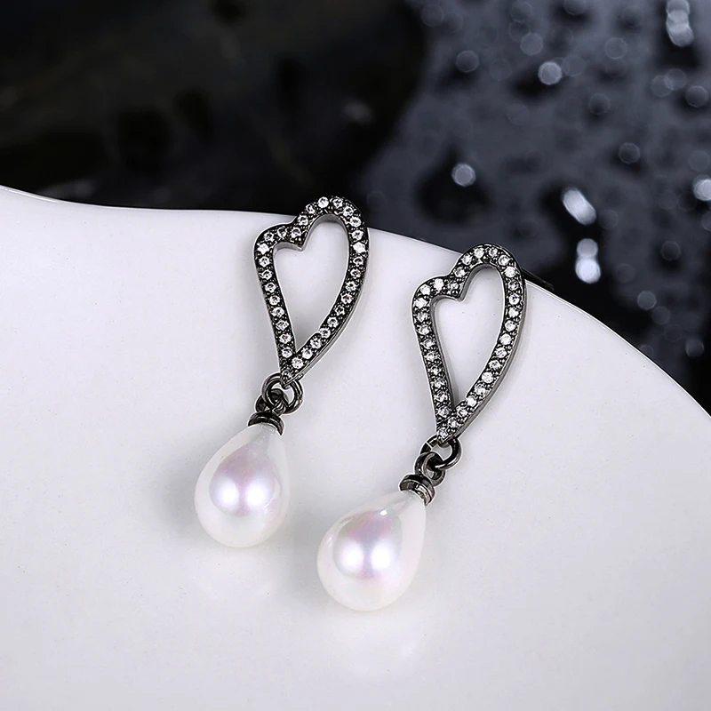 Женские серьги-пусеты с имитацией жемчуга элегантные серьги в виде кластеров из