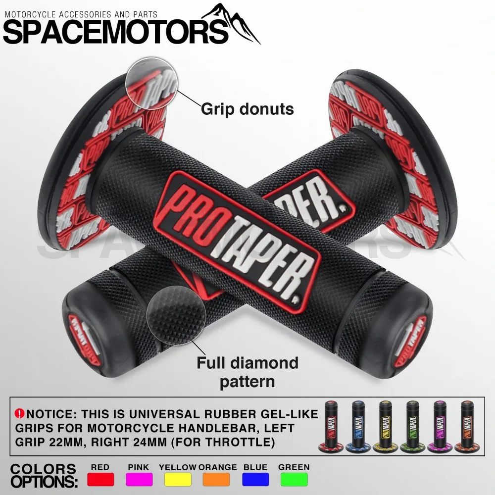 Универсальные резиновые грипсы для мотоцикла ProTaper гелеподобное покрытие.|motorcycle