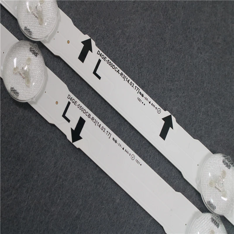 

1 set x 55 inch LED Backlight Lens Strips D4GE-550DCA-R3 D4GE-550DCB-R3 for 55'' Samsung TV UA55J5088AJXXZ