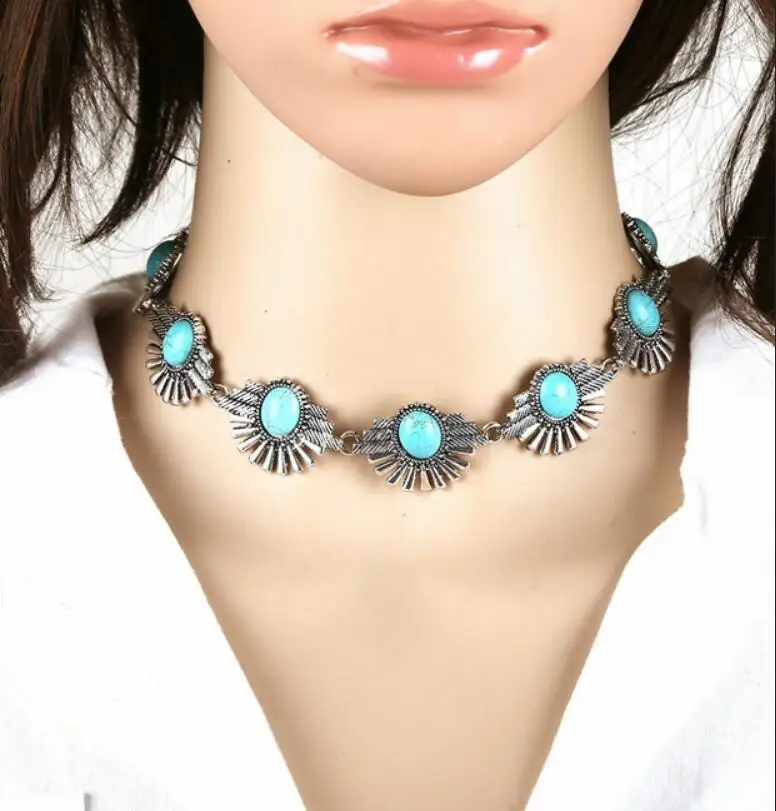 2017 винтажное этническое Макси богемное цыганское тибетского серебристого цвета