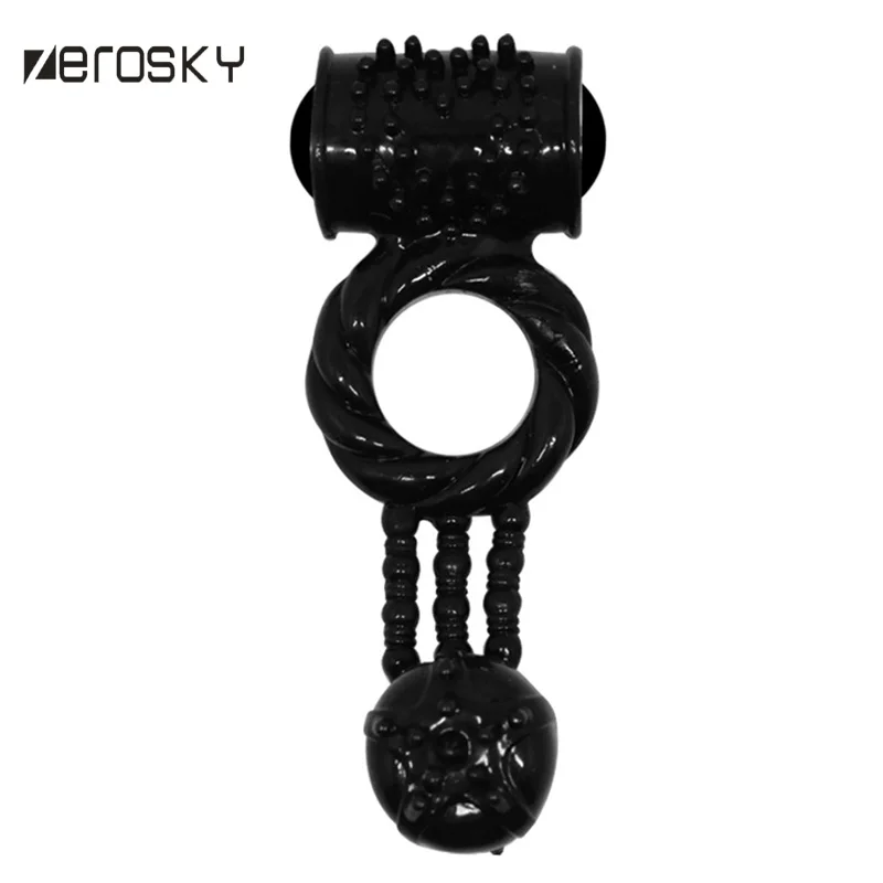 Новинка 2018 вибрирующие кольца Zerosky для пениса вибрирующее кольцо клитора