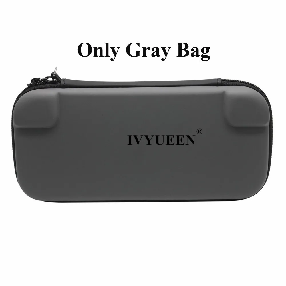 Only Gray Bag IVYUEEN для Nod Switch NS консоль EVA защитный жесткий Портативный Дорожная сумка для переноски Чехол аксессуары - Цвет: Only Gray Bag