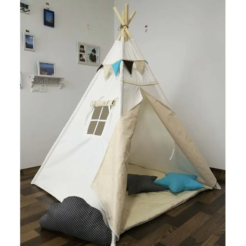 Бесплатная любовь @ Новый дизайн белый цвет детская игровая палатка индийский