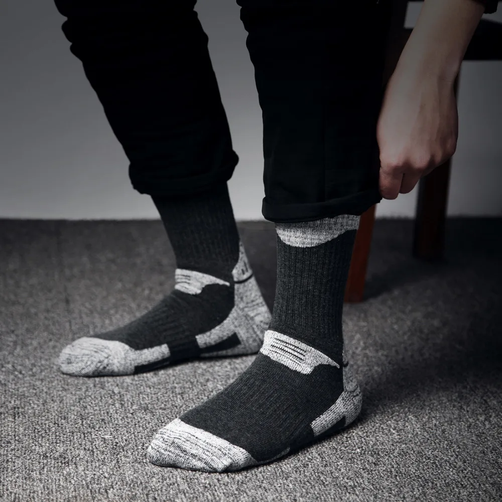 3 пары мужских мягких Хлопковых Носков для бега|Мужские носки| |