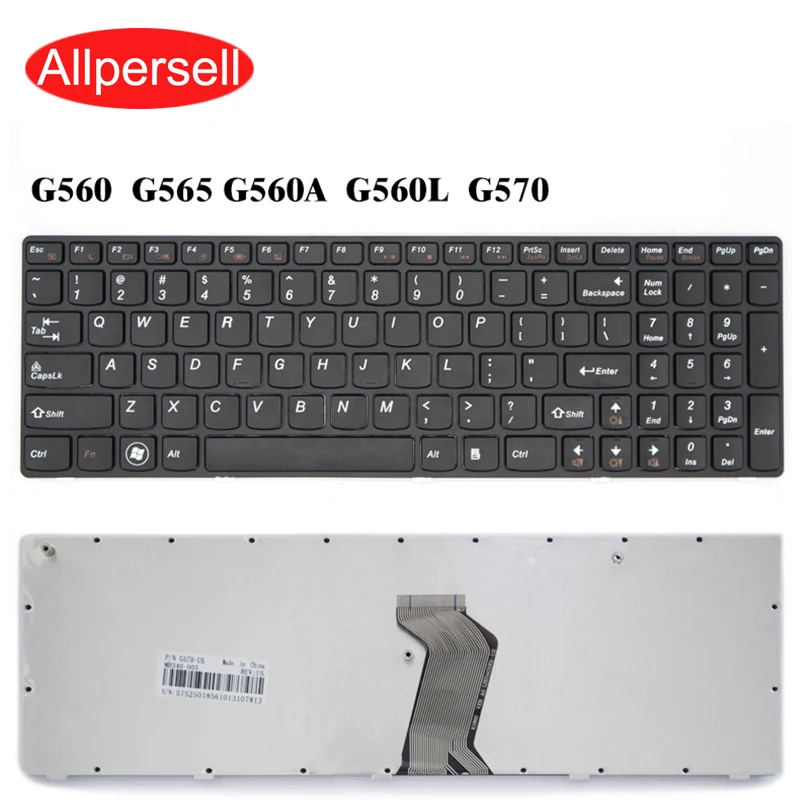 

Laptop keyboard For Len ovo G560 G565 G560A G560L G570 G575 Brand New Black