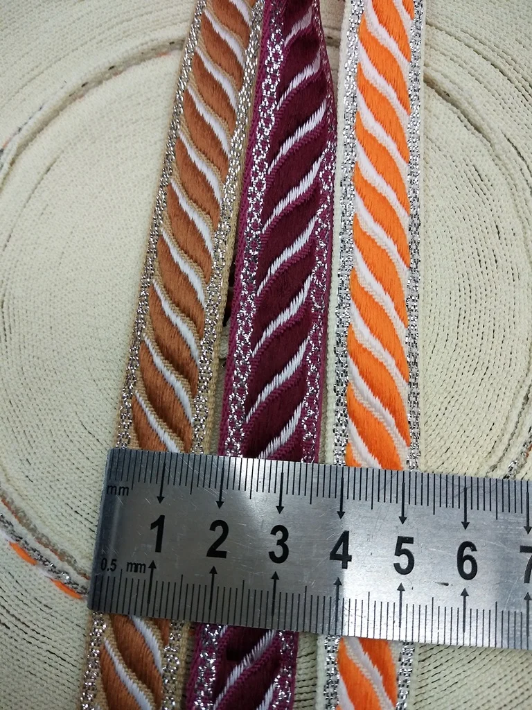10 ярдов/партия широкий 1,8 cm Тканные жаккардовая тесьма Grosgrain дизайн аксессуары для одежды LS-0180