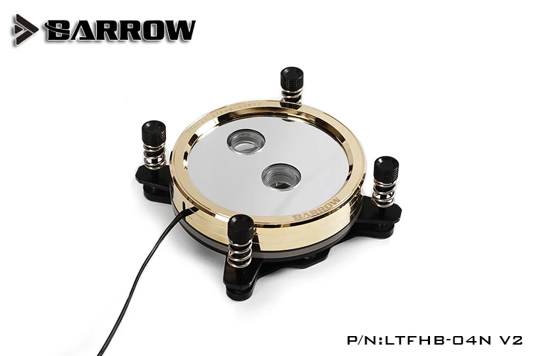 Barrow LTFHB 04N V2 позолоченный блок водяного охлаждения ЦП RGB LRC2.0 для Intel 115x|Кулеры и