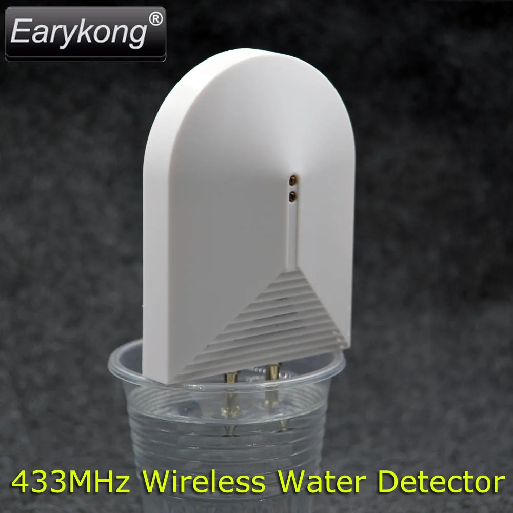 433 МГц беспроводной детектор уровня воды датчик сигнализации звуковой сигнал для