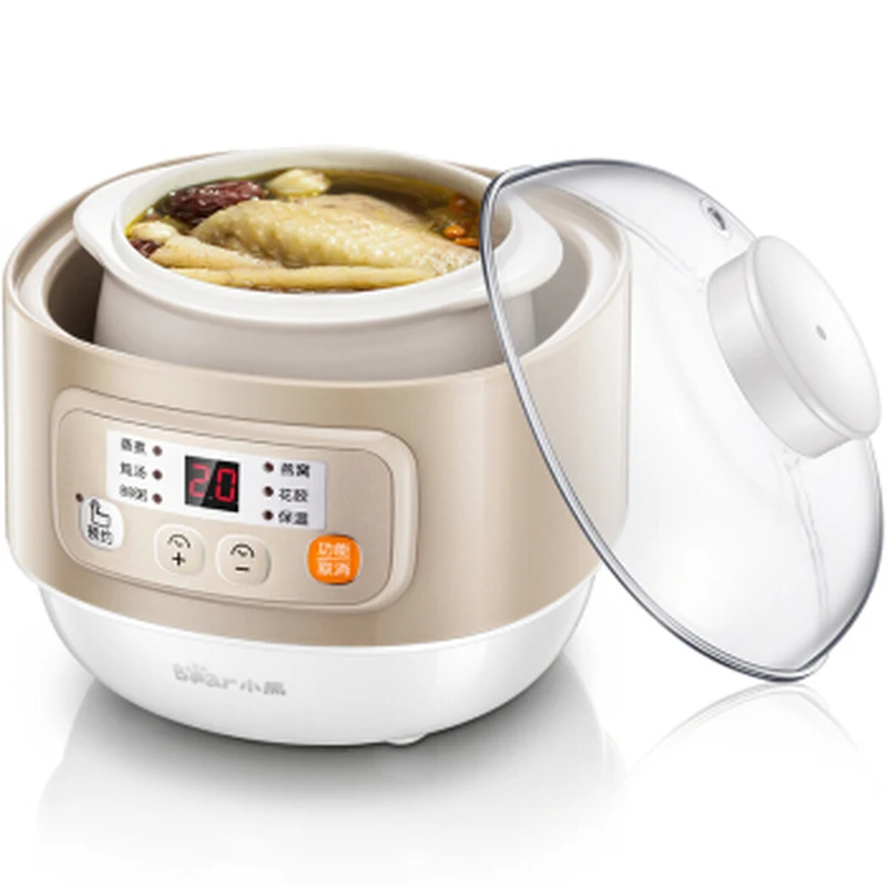 22% керамическая Медленная Плита водяная мультяшная чашка 0.8L 200 Вт умная