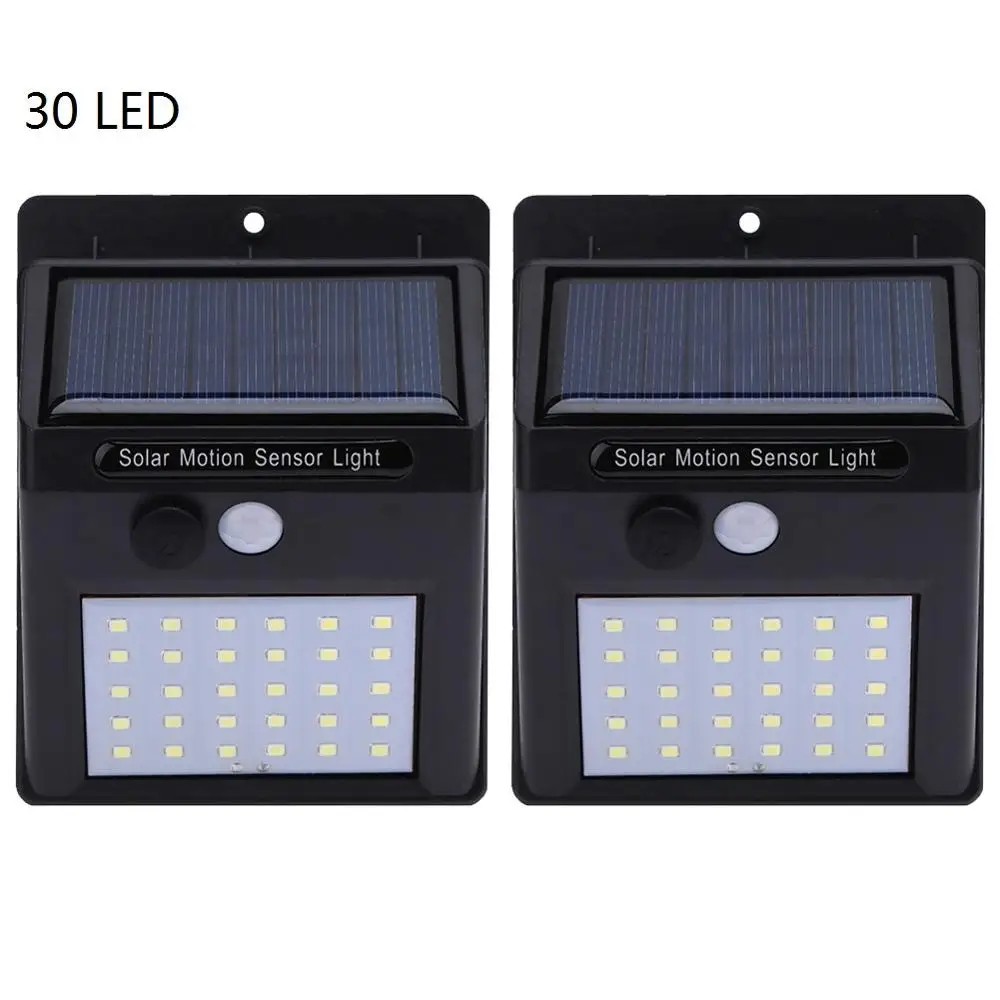 30LED 1-4 года шт 20/30LED движения PIR Сенсор настенный светильник Водонепроницаемый энергосбережения открытый сад Двор Путь улица безопасности лампа - Испускаемый цвет: 30LED