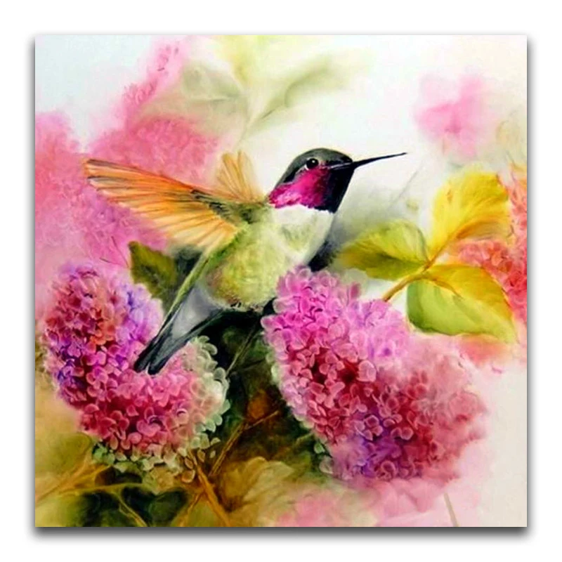 

H2658 YIKEE 5d full drill square diamond painting,dimond painting full square,diamond painting Flower bird