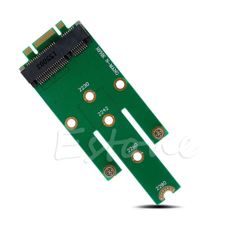 MSATA Mini PCI-E 3,0 SSD для NGFF M.2 B Ключ SATA Интерфейс адаптер карта-L059 горячий