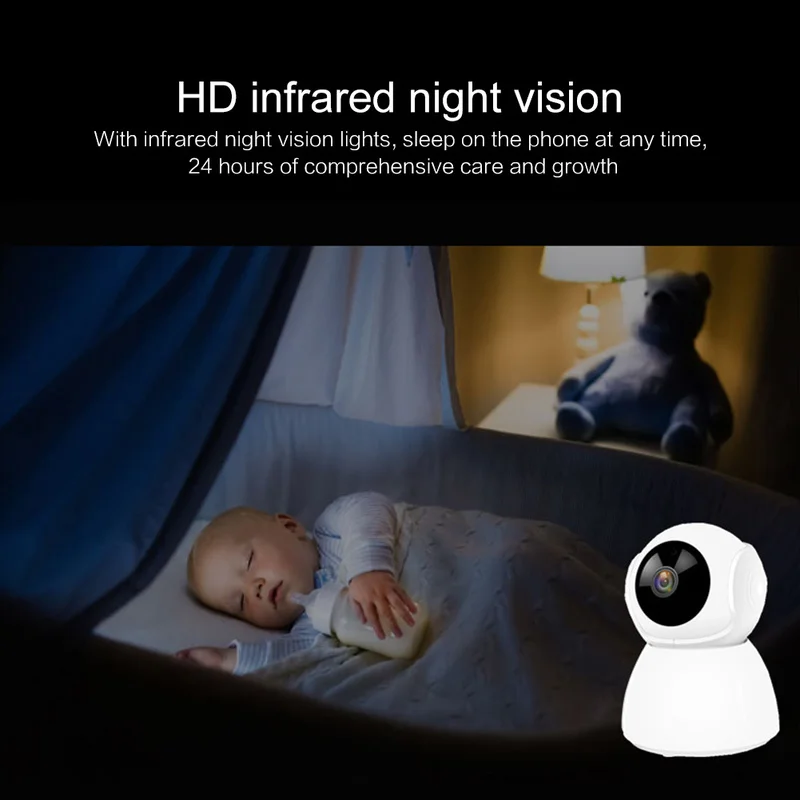 

HD 720P 1080P Home Security IP Camera Two Way Audio Wireless Mini Camera 1MP Night Vision CCTV WiFi Camera Baby Monitor