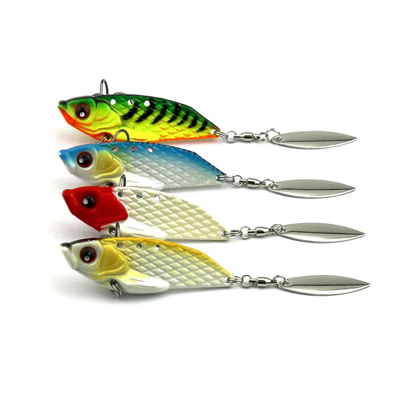 

200pcs 6cm 20g hard metal vib fishing lures bass wobbler catfish carp trout perch peche fishing baits pesca fishing tackles