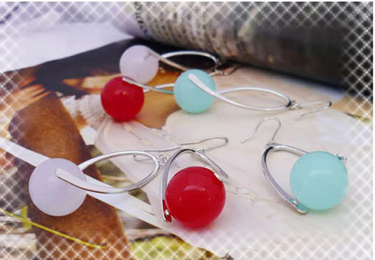 South Korea act the role ofing is tasted sweet and elegant distortion earrings Free Shipping D104 | Украшения и аксессуары