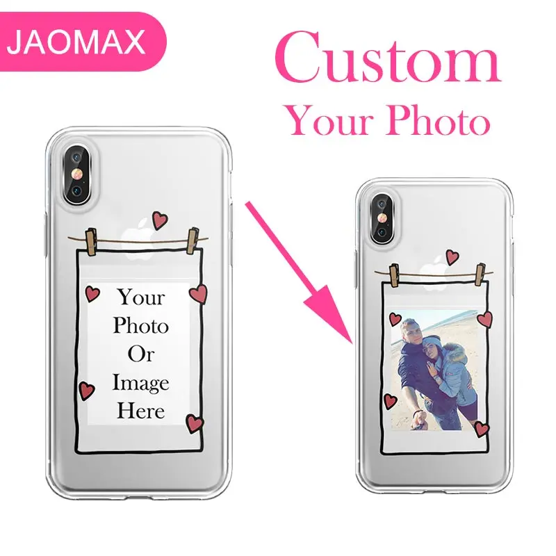 Jaomax силиконовый DIY шаблон персонализированное фото изображение на заказ Чехол для телефона iPhone 11 XS Max XR 7 6S 8 Plus 5s SE