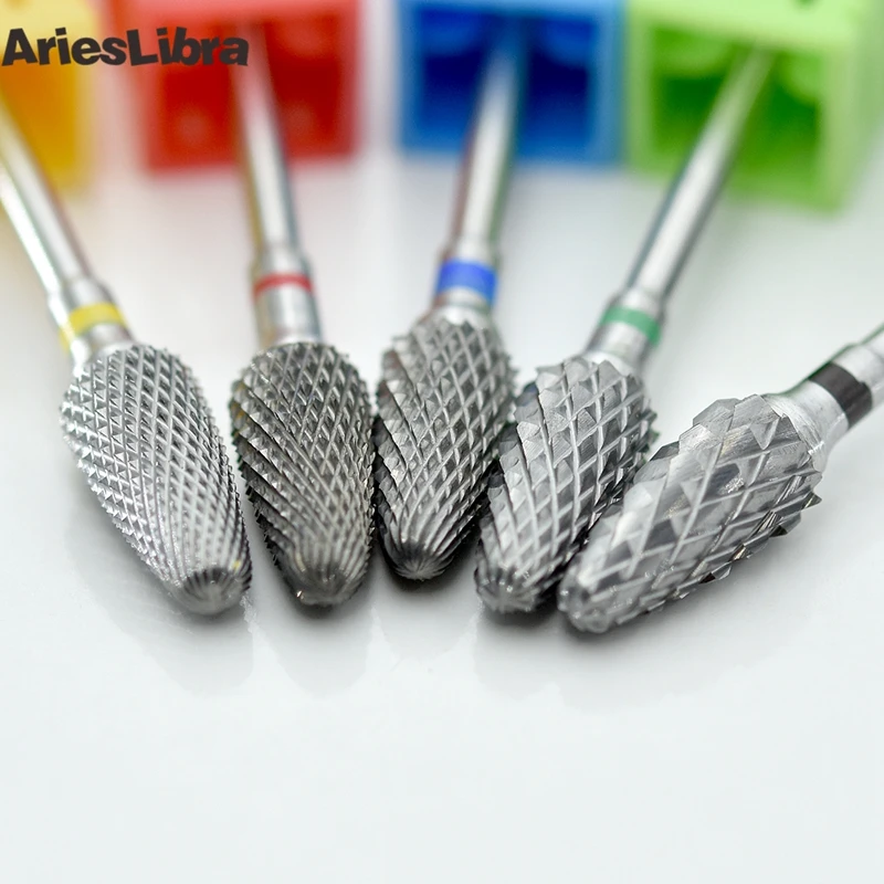 AriesLibra Carbide Nail Drill Bit Manicure Machine Tungsten Milling Cutter Drilling Electric File Pedicure | Красота и здоровье