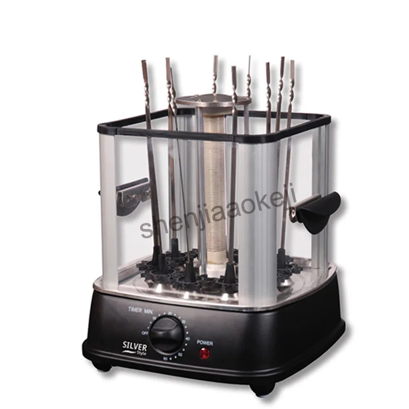 Household  Electric oven indoor smokeless barbecue stove automatic rotating barbecue machine lamb kebab machine 220v