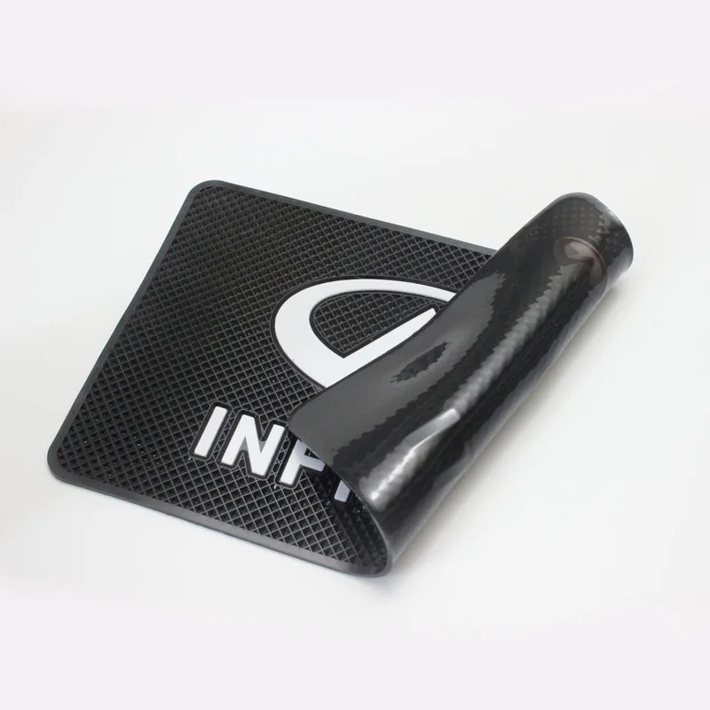 1 шт Анти коврик нескользящий с логотипом автомобиля для Infiniti|Нескользящий