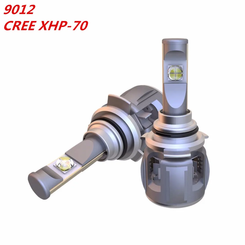 New Turbo Car Headlight Bulbs W/CREE XHP70 Chip Lens 120W 15600LM 6000K H7 H4 H1 9005 D2S Led Bulb Kit For Auto LED Headlights | Автомобили