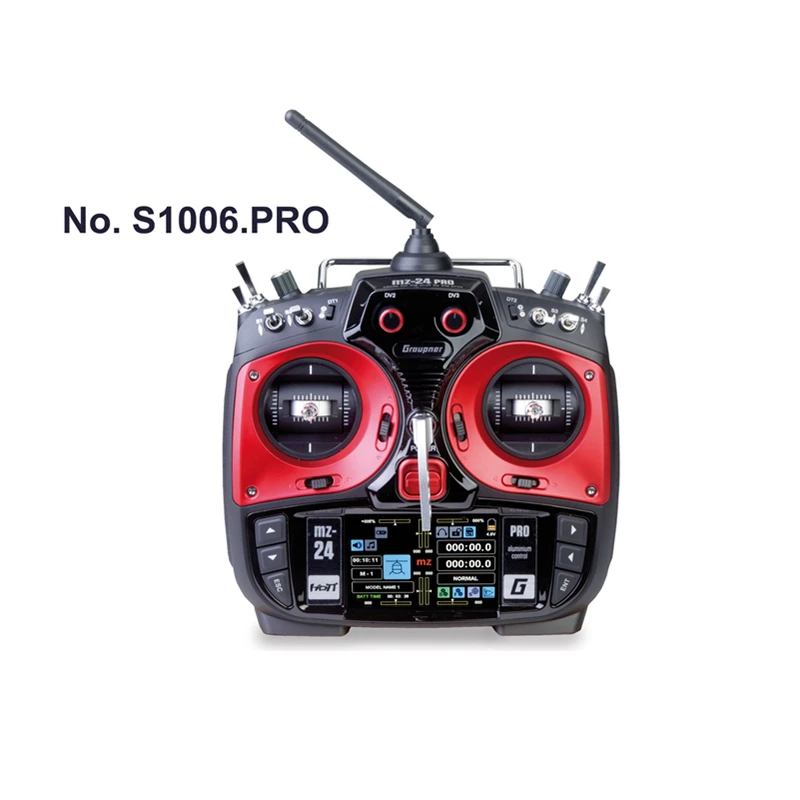 Graupner 2 4 GHz 12 каналов MZ 24 PRO HoTT Радио пульт дистанционного управления с GR 24/GR 16