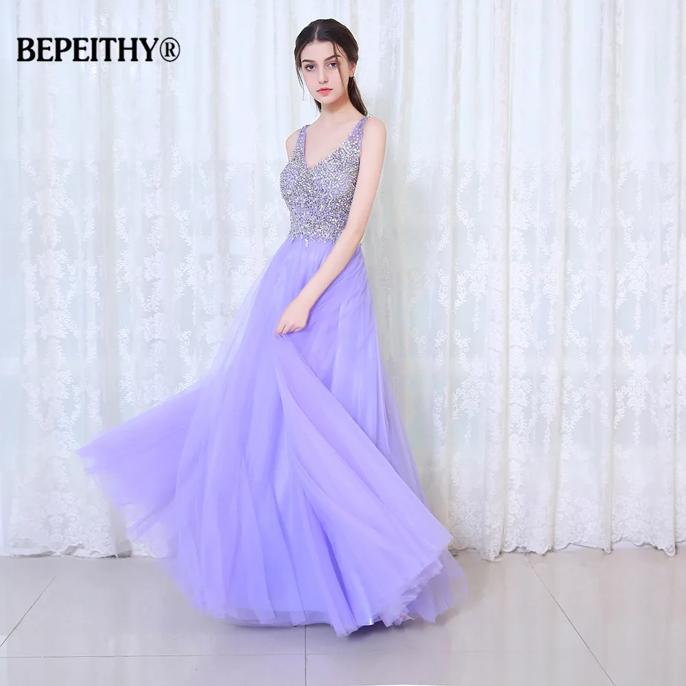 Сказочный красивый v-образный вырез лиф со стразами ТРАПЕЦИЕВИДНОЕ длинное