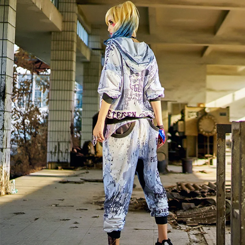 В стиле хип хоп танцевальный костюм с камуфляжным принтом Куртка рисунком