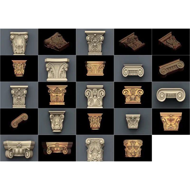 50 шт./компл. декоративная 3d модель STL рельеф для формата ЧПУ stl artcam vectric aspire|stl relief|3d
