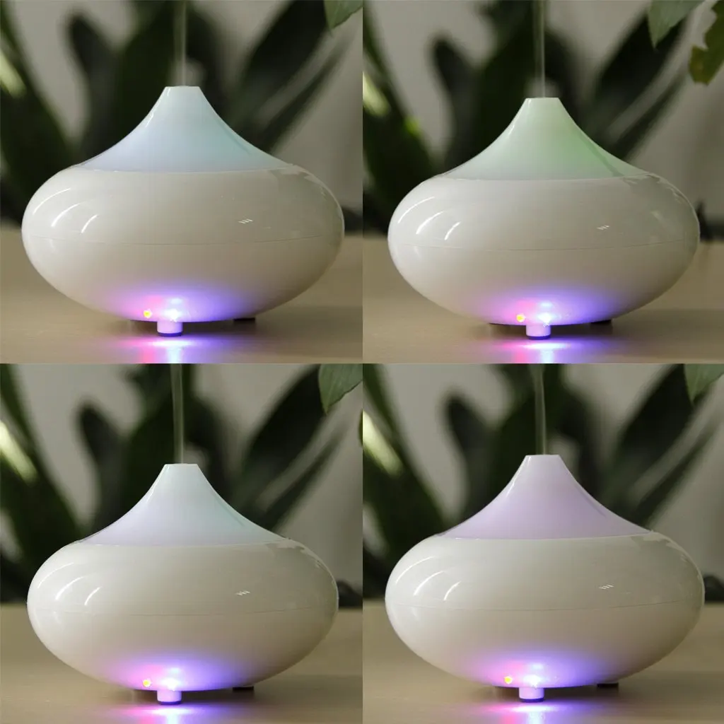 GX. Ultrasonic Humidifier Diffuser aroma diffuser essential oil fragrance with colorful LED (white) | Бытовая техника
