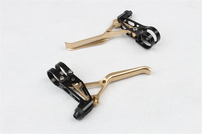 1 пара 64 г Сверхлегкий тормозной механизм горного велосипеда рычаг для Brompton складной велосипед Ultimate Extralite линии тормоза Ручка ЧПУ 5 цветов