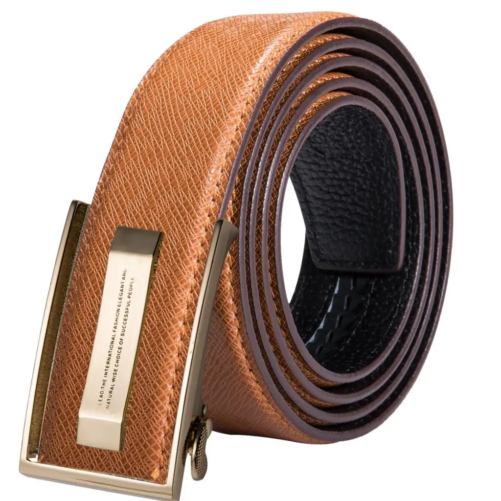 PY-2036-G PY-2036 Hi-Tie мужской коричневый ремень для джинсов желтый зеленый синий кожаный джинсовый ремень модный ковбойский ремень из натуральной кожи - Цвет: PY-2036-G