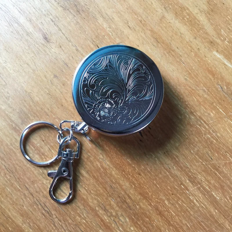 Пепельница Мини пепельница круглая из нержавеющей стали|ashtray portable|mini ashtraypocket ashtray